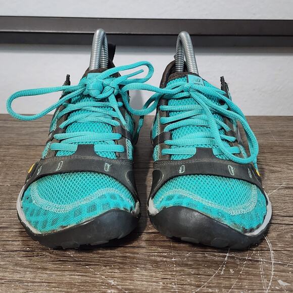 New Balance Minimus 10v1 Women's Barefoot Trail Running Shoes Size 7.5 Teal - Picture 2 of 9